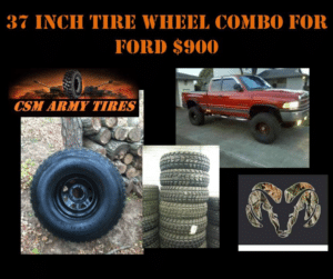 dodge goodyear oz wheel and tire combo