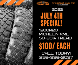 12.00R20 XML Michelin 50-65% » $100 Each