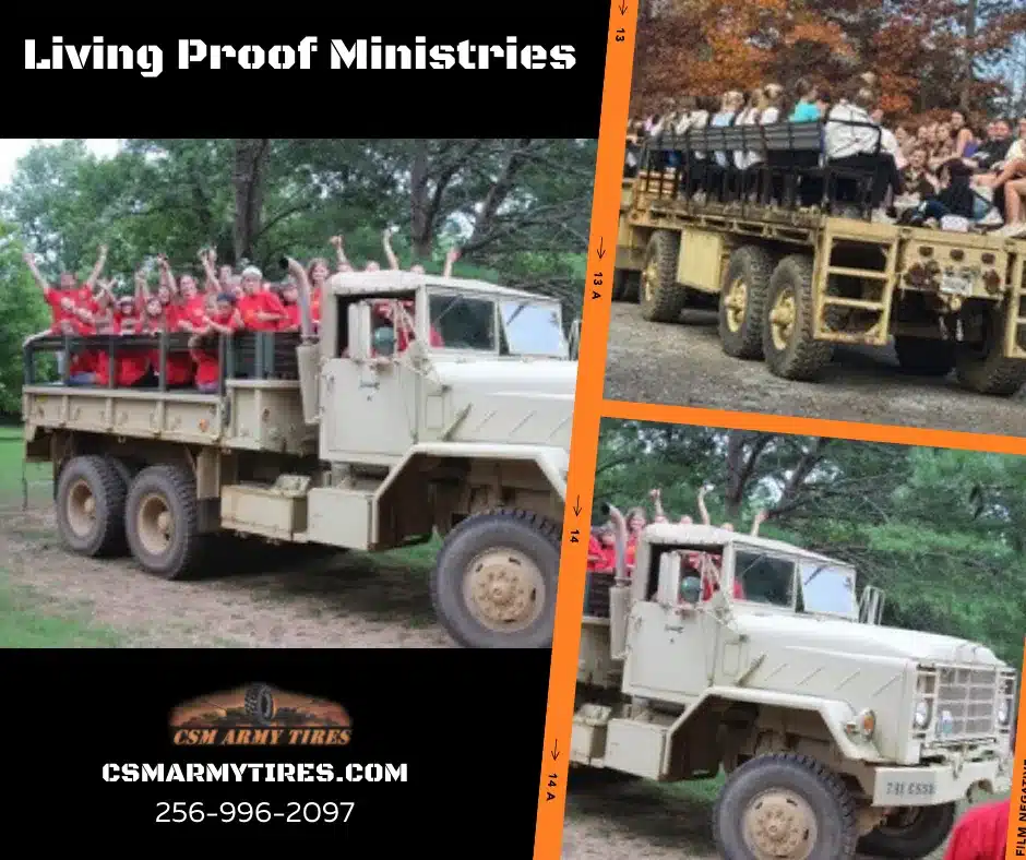 A Huge Thank You to CSM Army Tires for Donating Tires for Our 5-Ton Military Truck